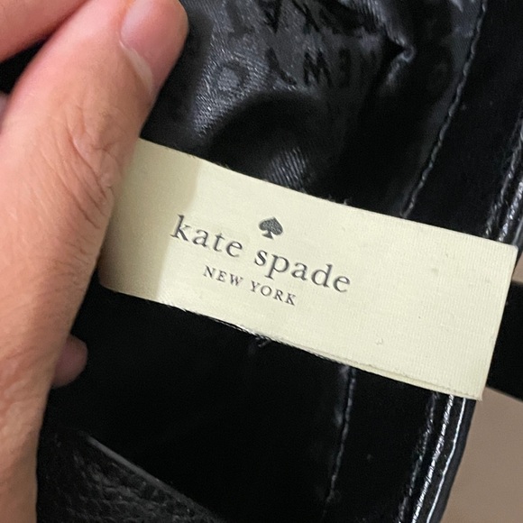 KATE SPADE Black Evangeline Patterson Medium Satchel/Crossbody - Picture 6 of 8